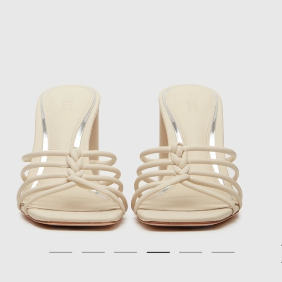 NWT Paige Becca sandals in bone leather size 7 - Picture 3 of 7